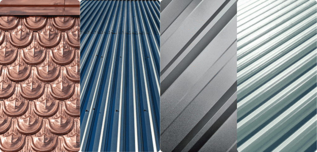 Different Metal Roofs Kodiak Roofing